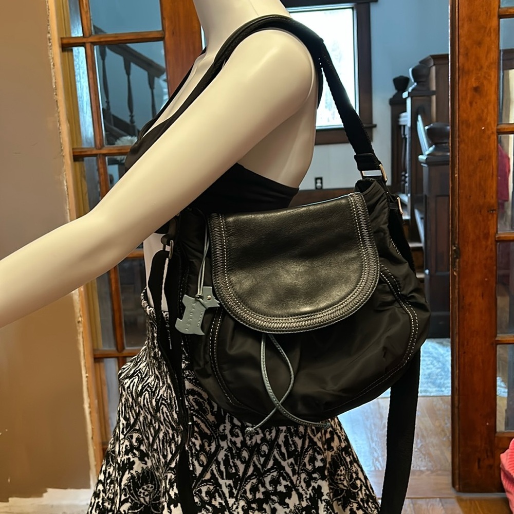 Hilary Radley black nylon purse
